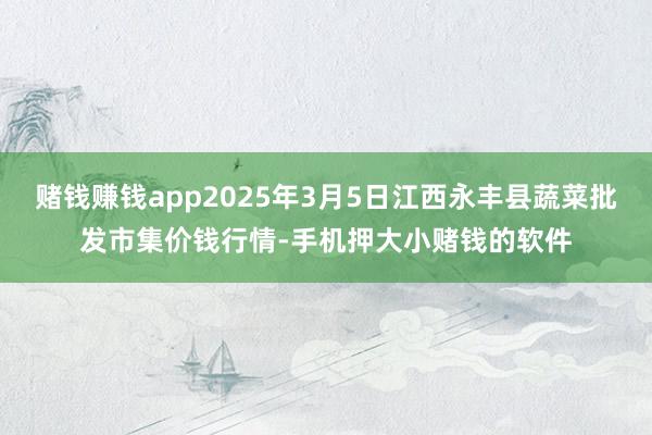 赌钱赚钱app2025年3月5日江西永丰县蔬菜批发市集价钱行情-手机押大小赌钱的软件
