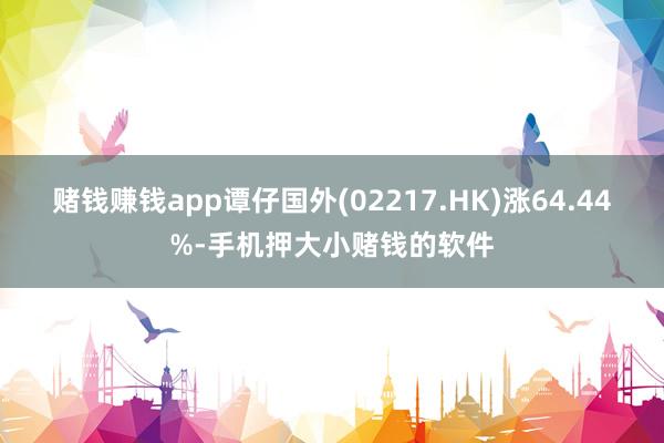 赌钱赚钱app谭仔国外(02217.HK)涨64.44%-手机押大小赌钱的软件