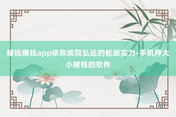 赌钱赚钱app依称疾院弘远的轮廓实力-手机押大小赌钱的软件