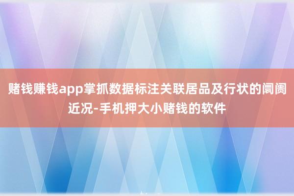 赌钱赚钱app掌抓数据标注关联居品及行状的阛阓近况-手机押大小赌钱的软件