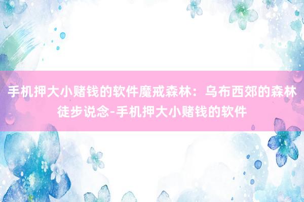 手机押大小赌钱的软件魔戒森林：乌布西郊的森林徒步说念-手机押大小赌钱的软件