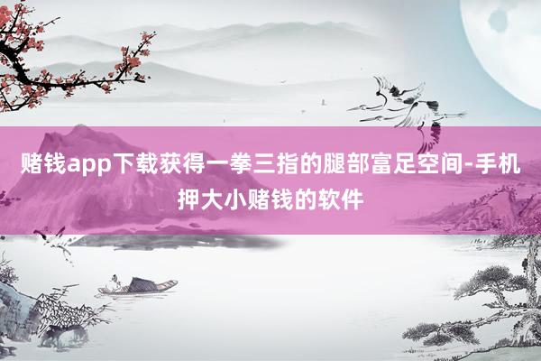 赌钱app下载获得一拳三指的腿部富足空间-手机押大小赌钱的软件