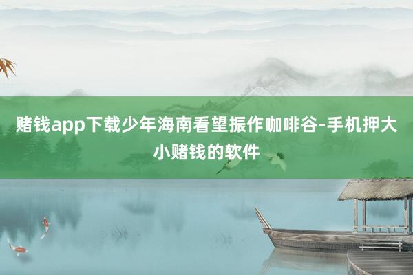赌钱app下载少年海南看望振作咖啡谷-手机押大小赌钱的软件