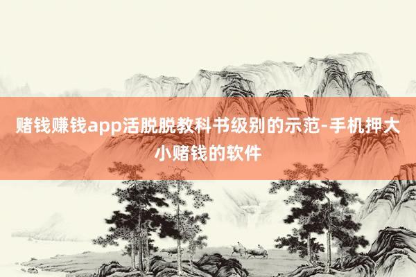 赌钱赚钱app活脱脱教科书级别的示范-手机押大小赌钱的软件
