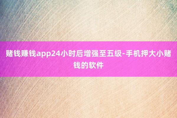 赌钱赚钱app24小时后增强至五级-手机押大小赌钱的软件