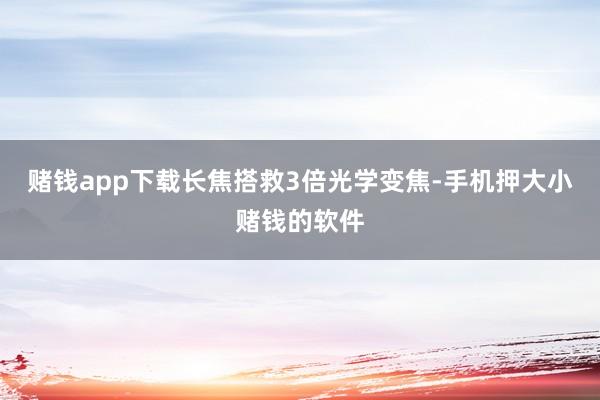 赌钱app下载长焦搭救3倍光学变焦-手机押大小赌钱的软件