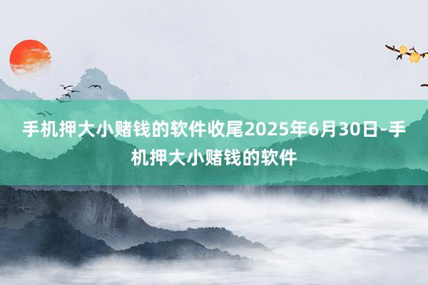 手机押大小赌钱的软件收尾2025年6月30日-手机押大小赌钱的软件