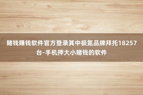 赌钱赚钱软件官方登录其中极氪品牌拜托18257台-手机押大小赌钱的软件