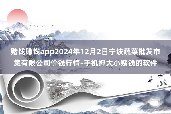 赌钱赚钱app2024年12月2日宁波蔬菜批发市集有限公司价钱行情-手机押大小赌钱的软件