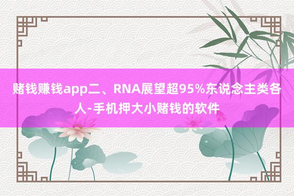 赌钱赚钱app二、RNA展望超95%东说念主类各人-手机押大小赌钱的软件