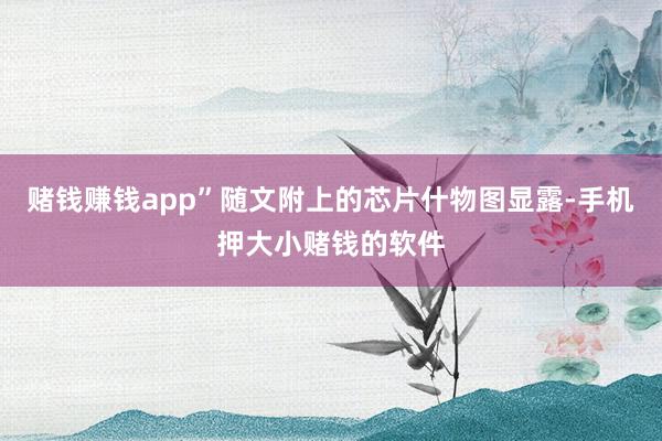 赌钱赚钱app”随文附上的芯片什物图显露-手机押大小赌钱的软件