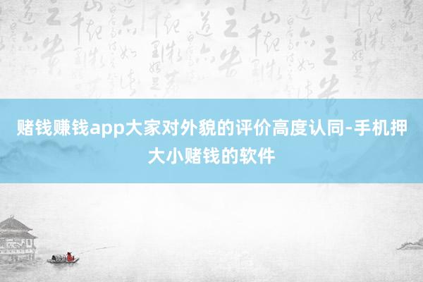 赌钱赚钱app大家对外貌的评价高度认同-手机押大小赌钱的软件