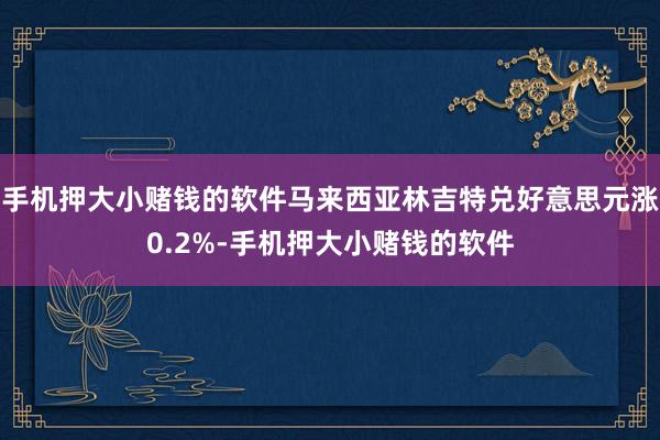 手机押大小赌钱的软件马来西亚林吉特兑好意思元涨0.2%-手机押大小赌钱的软件